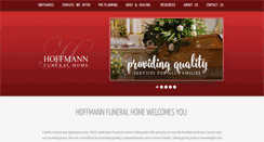 Desktop Screenshot of hoffmannfuneralhome.com